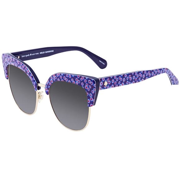 KATE SPADE WOMEN'S AVIATOR SUNGLASSES 53MM AZURE "KARRIS" - Picture 1 of 4
